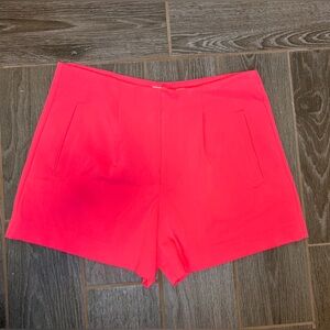 a new day Women's High Waist Neon Pink Shorts